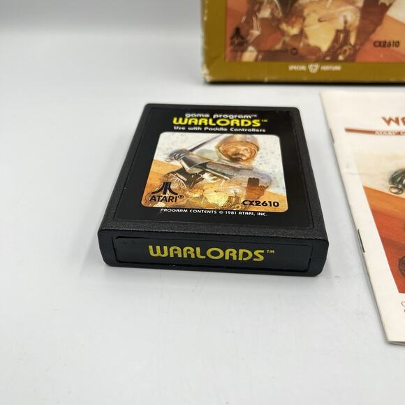 Warlords (Atari 2600, 1981) CIB Tested Working - Picture 4 of 11